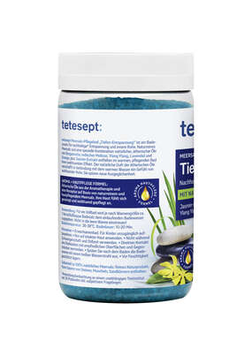 Tetesept Tiefenentspannung Meersalz 750g, A-Nr.: 5406416 - 02