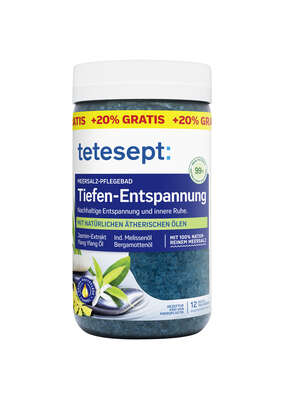 Tetesept Tiefenentspannung Meersalz 750g+150g, A-Nr.: 5717903 - 01