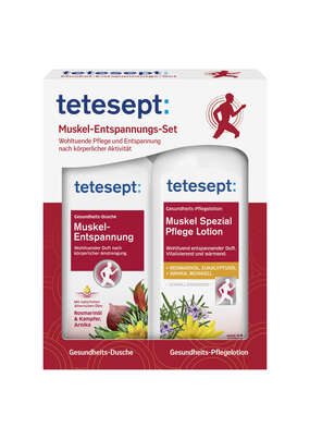 TETESEPT Muskel Entspannung Set Duschbad + Lotion 2x250ml, A-Nr.: 5849504 - 01