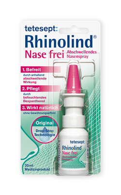 tetesept Rhinolind Nase frei Abschwellendes Nasenspray 20ml, A-Nr.: 4449286 - 01