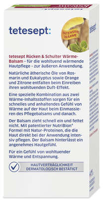 TETESEPT Rücken&amp;Schulter Wärme Balsam 100ml, A-Nr.: 4247565 - 05