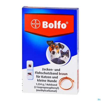 Bolfo Wirkstoffhaltiges Halsband F Katzen U.kl.hunde 1,234g 38cm 1st, A-Nr.: 1131017 - 02