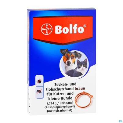 Bolfo Wirkstoffhaltiges Halsband F Katzen U.kl.hunde 1,234g 38cm 1st, A-Nr.: 1131017 - 03