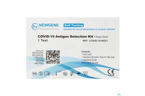 Diagnostika U.zubehoer Covid-19/antigen New Gene Laien/hometest Bfarm:at1210/21 1st, A-Nr.: 5645167 - 01