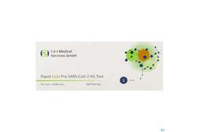 Diagnostika U.zubehoer Sars/covid 19 Schnelltest Selbsttest Rapid Gold Pro 5st, A-Nr.: 5685416 - 01