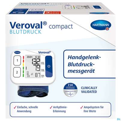Blutdruckmesser Veroval/compact Plus Handgelenk 1st, A-Nr.: 5759540 - 02