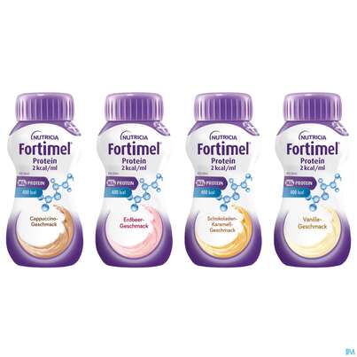 Fortimel/protein 200ml 2kcal Sortiert 24st, A-Nr.: 5837636 - 02