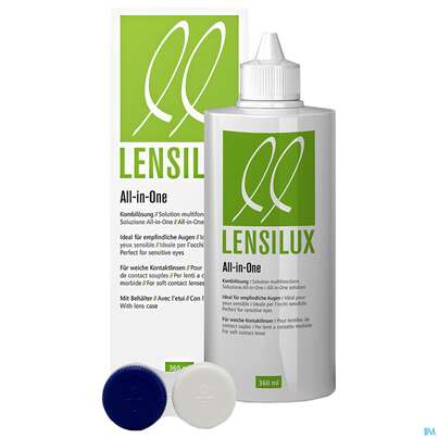 Kontaktlinsen-pflegemittel Lensilux All In One/weiche Linsen Kombiloesung+behaelter 360ml, A-Nr.: 3735297 - 01
