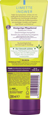 Sie sehen eine Packung t: by tetesept Hallo Sonnenschein Dusche 200ml, Produktbild: 02 t: by tetesept Hallo Sonnenschein Dusche 200ml, A-Nr.: 4546658 - 02
