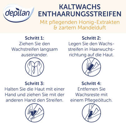 Depilan Kaltwachsstreifen Body 20Stk, A-Nr.: 4094110 - 06