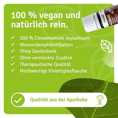 Bio Zimtöl zum Verzehr innerlich, A-Nr.: 5898922 - 04