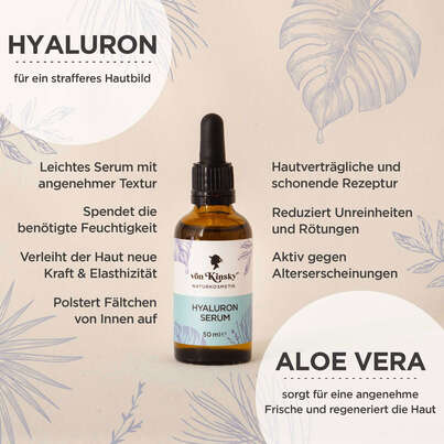 Sie sehen eine Packung von Kinsky® Bio Hyaluron Serum hochdosiert für Gesicht & Körper, Produktbild: 02 von Kinsky® Bio Hyaluron Serum hochdosiert für Gesicht & Körper, A-Nr.: 5987399 - 02