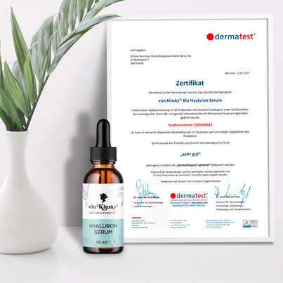 Sie sehen eine Packung von Kinsky® Bio Hyaluron Serum hochdosiert für Gesicht & Körper, Produktbild: 06 von Kinsky® Bio Hyaluron Serum hochdosiert für Gesicht & Körper, A-Nr.: 5987399 - 06