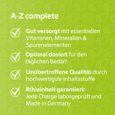 R(h)ein Nutrition A-Z complete Multivitamin Kapseln, A-Nr.: 5987123 - 03