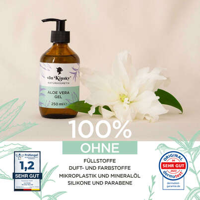 von Kinsky® Bio Aloe Vera Gel Feuchtigkeitspflege, A-Nr.: 5987347 - 05