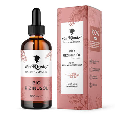 von Kinsky® Bio Rizinus Öl 100 % rein &amp; kaltgepresst für Haut &amp; Haare, A-Nr.: 5987413 - 01
