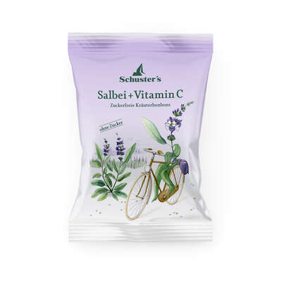Schuster’s Salbei+Vitamin C Zuckerl ohne Zucker, A-Nr.: 2388907 - 01