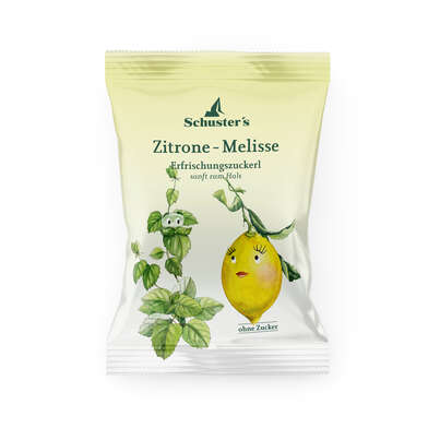 Schuster’s Zitrone-Melisse Bonbons zuckerfrei, A-Nr.: 4902780 - 01