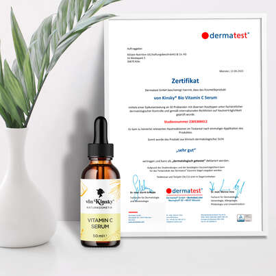 Sie sehen eine Packung von Kinsky® BioVitamin C Serum hochdosiert, Produktbild: 06 von Kinsky® BioVitamin C Serum hochdosiert, A-Nr.: 5987436 - 06