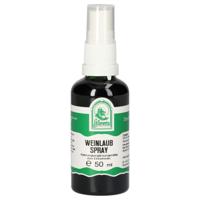 Sie sehen eine Packung WEINLAUB SPRAY 50 ML, Produktbild: 01 WEINLAUB SPRAY 50 ML, A-Nr.: 5471750 - 01