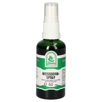 Sie sehen eine Packung WEISSDORN SPRAY 50 ML, Produktbild: 01 WEISSDORN SPRAY 50 ML, A-Nr.: 4445153 - 01