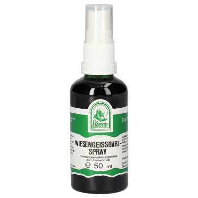 Sie sehen eine Packung WIESENGEISSBART SPRAY 50 ML, Produktbild: 01 WIESENGEISSBART SPRAY 50 ML, A-Nr.: 4445182 - 01