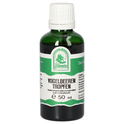 Sie sehen eine Packung VOGELBEEREN TROPFEN 50 ML, Produktbild: 01 VOGELBEEREN TROPFEN 50 ML, A-Nr.: 5773793 - 01