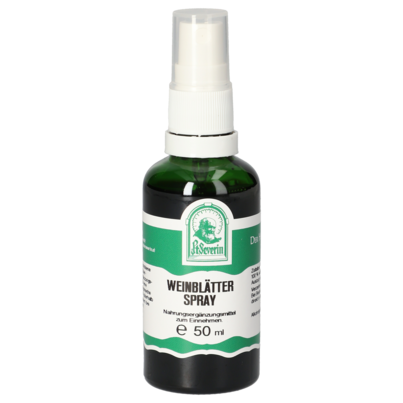 Sie sehen eine Packung WEINBLAETTER SPRAY 50 ML, Produktbild: 01 WEINBLAETTER SPRAY 50 ML, A-Nr.: 5853569 - 01