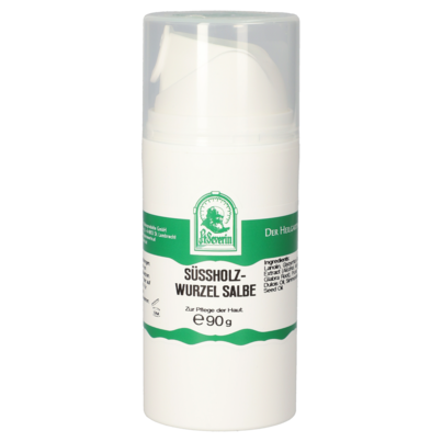 Sie sehen eine Packung SUESSHOLZWURZEL SALBE 90 G, Produktbild: 01 SUESSHOLZWURZEL SALBE 90 G, A-Nr.: 5719919 - 01