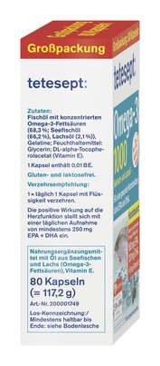 TETESEPT Omega-3 1000 KAP 80ST, A-Nr.: 4057072 - 03