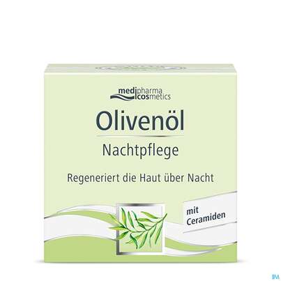 Sie sehen eine Packung Oliven Oel Dr.theiss Nachtpflege 50ml, Produktbild: 03 Oliven Oel Dr.theiss Nachtpflege 50ml, A-Nr.: 3204654 - 03