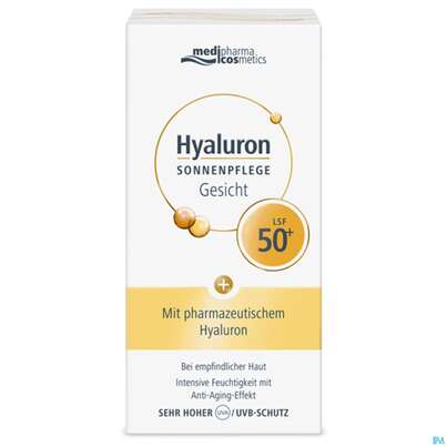 Sonnenprodukte Hyaluron Sonnenpflege Gesicht Lsf50+ 50ml, A-Nr.: 4624281 - 04