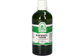 Sie sehen eine Packung ALANTWURZEL TROPFEN 100ML, Produktbild: 01 ALANTWURZEL TROPFEN 100ML, A-Nr.: 4854874 - 01