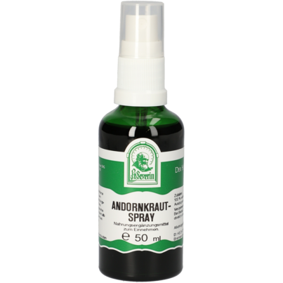 Sie sehen eine Packung ANDORNKRAUT SPRAY 50ML, Produktbild: 01 ANDORNKRAUT SPRAY 50ML, A-Nr.: 4443378 - 01