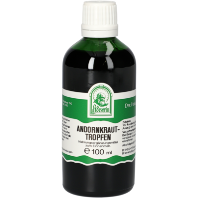 Sie sehen eine Packung ANDORNKRAUT TROPFEN 100ML, Produktbild: 01 ANDORNKRAUT TROPFEN 100ML, A-Nr.: 4403203 - 01
