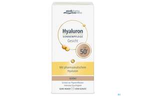 Sonnenprodukte Hyaluron Sonnenpflege Gesicht Lsf50+ Getoent 50ml, A-Nr.: 4834802 - 01