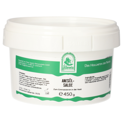 Sie sehen eine Packung ANISOEL SALBE 450G, Produktbild: 01 ANISOEL SALBE 450G, A-Nr.: 5801851 - 01