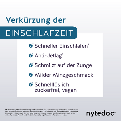 nytedoc® Schlaf akut Melatonin-Streifen, A-Nr.: 5959747 - 05