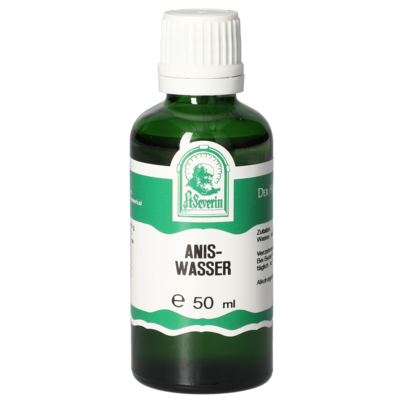 Sie sehen eine Packung ANISWASSER 50 ML, Produktbild: 01 ANISWASSER 50 ML, A-Nr.: 5061785 - 01