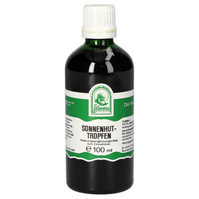 Sie sehen eine Packung SONNENHUT TROPFEN 100 ML, Produktbild: 01 SONNENHUT TROPFEN 100 ML, A-Nr.: 4312044 - 01