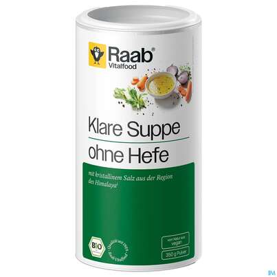 Raab Bio Klare Suppe Ohne Hefe Pulver 350g, A-Nr.: 4367045 - 02