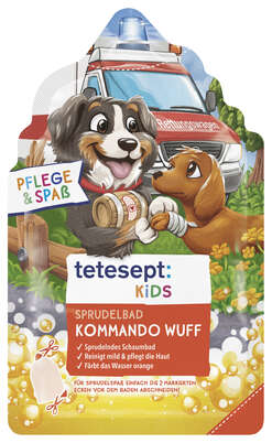 tetesept Kids Sprudelbad Kommando Wuff 40G, A-Nr.: 6007049 - 02