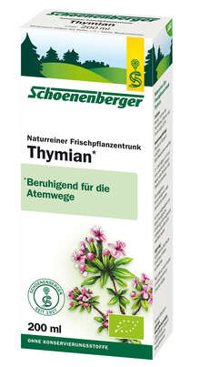 Schoenenberger Bio-Pflanzentrunk Thymian, A-Nr.: 4321511 - 01
