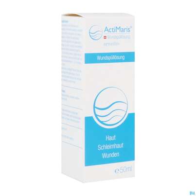 Sie sehen eine Packung Actimaris Wund-spuellösung Sensitiv 50ml, Produktbild: 04 Actimaris Wund-spuellösung Sensitiv 50ml, A-Nr.: 5875832 - 04