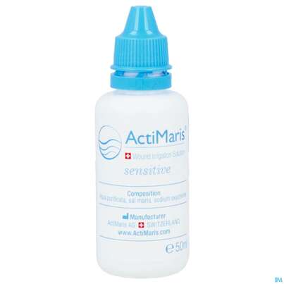Sie sehen eine Packung Actimaris Wund-spuellösung Sensitiv 50ml, Produktbild: 09 Actimaris Wund-spuellösung Sensitiv 50ml, A-Nr.: 5875832 - 09
