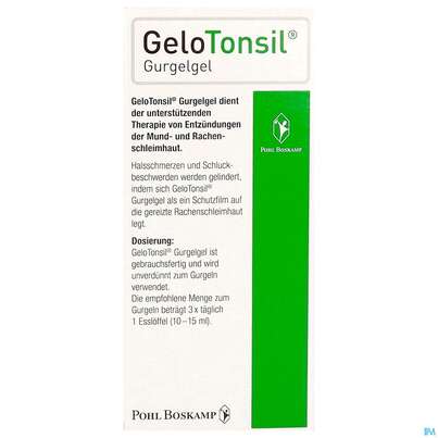 Sie sehen eine Packung Gelotonsil Gurgelgel 200ml, Produktbild: 04 Gelotonsil Gurgelgel 200ml, A-Nr.: 5911255 - 04