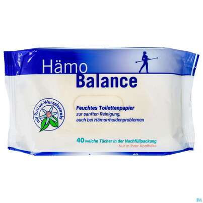 Haemo Balance Feuchtigkeits- Reinigungstuecher Nachfüllung 40st, A-Nr.: 3151768 - 01