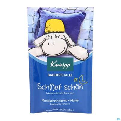 Sie sehen eine Packung Kneipp Badekristalle Sch(l)af Schoen 60g, Produktbild: 02 Kneipp Badekristalle Sch(l)af Schoen 60g, A-Nr.: 4768258 - 02
