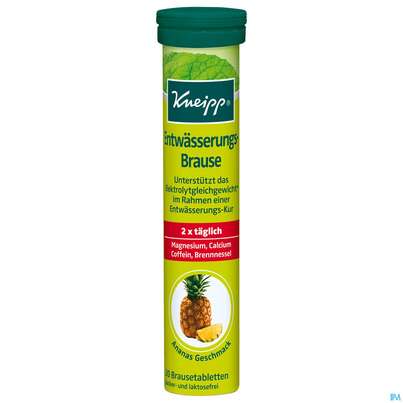 Sie sehen eine Packung Kneipp Entwaesserung Brausetabl 20st, Produktbild: 02 Kneipp Entwaesserung Brausetabl 20st, A-Nr.: 3434905 - 02
