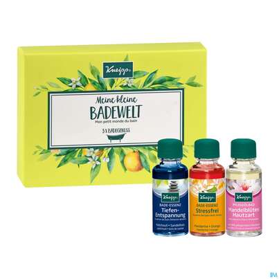 Sie sehen eine Packung Kneipp Geschenkpackung Meine Kleine Badewelt 3x 20ml 91530 1pk, Produktbild: 05 Kneipp Geschenkpackung Meine Kleine Badewelt 3x 20ml 91530 1pk, A-Nr.: 4899701 - 05